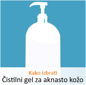 čistilni gel za aknasto kožo